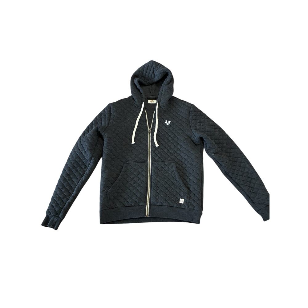 Marine Layer Corbet Quilted Zip Up Hoodie